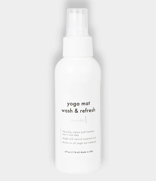 Lavage et rafraîchissement du tapis de yoga