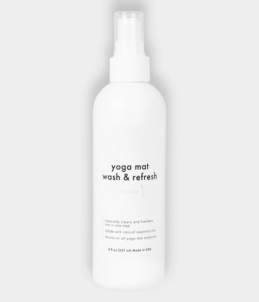 Lavage et rafraîchissement du tapis de yoga